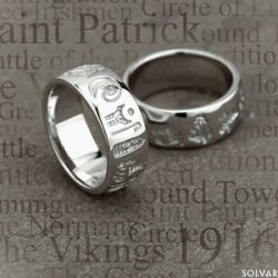 History of Ireland unisex ring