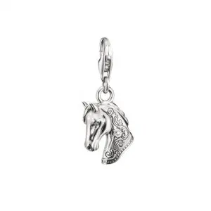 THOMAS SABO Silver Charm Pendant Horse Head