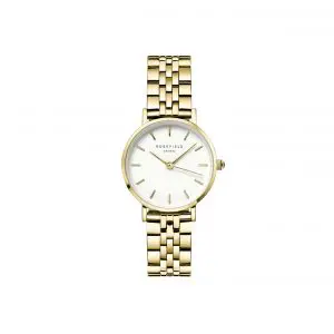 Rosefield Small Edit White Gold Watch