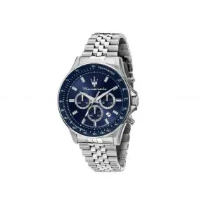 Maserati Sfida 44mm Chronograph Blue Dial Watch