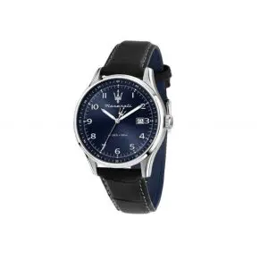Maserati Sorpa 42mm 3H Leather Watch
