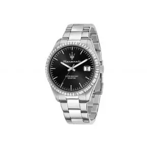 Maserati Competizione 43mm 3H Black Dial Watch