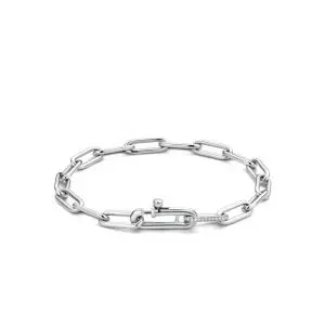 Ti Sento Silver Paper Link Bracelet