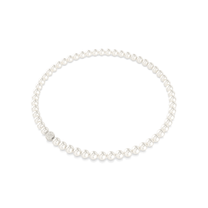 Swarovski Matrix Crystal Pearl Necklace