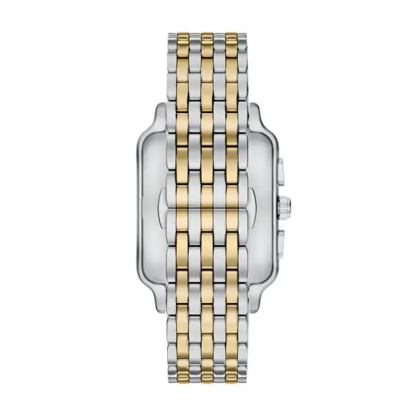 Armani Diego Two Tone Rectangular Chrono Case Gents Watch - Image 2