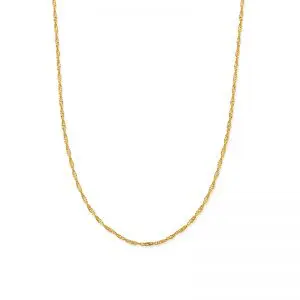 ChloBo Twisted Rope Chain Gold Tone