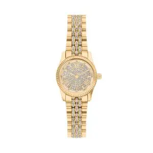 Michael Kors Lexington Stone Set Dial Gold Plated Ladies Watch