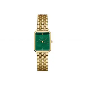 Rosefield Octagon XS Emerald Dial Watch