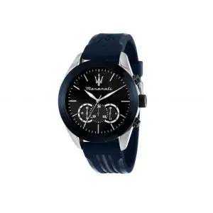 Maserati Traguardo 45mm Chronograph Silicone Watch