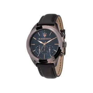 Maserati Traguardo 45mm Chronograph Leather Watch