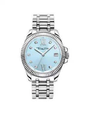 Thomas Sabo Silver Blue Bezel Ladies Watch