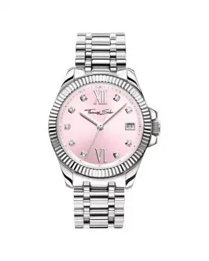 Thomas Sabo Silver Pink Bezel Ladies Watch