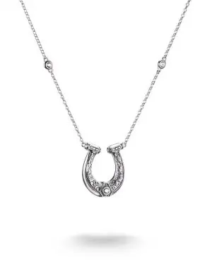 Thomas Sabo Elyndra Blackened Silver Horseshoe Necklace