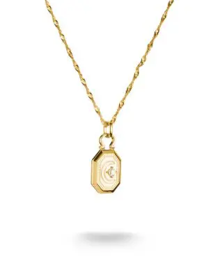 Thomas Sabo Elyndra Gold Plated Moon Necklace