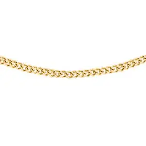 Gold Plated 25 Panza Curb Chain