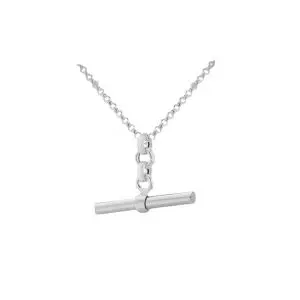 Sterling Silver Belcher T-Bar Adjustable Pendant