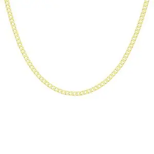 Gold Plated Vermeil Curb Chain