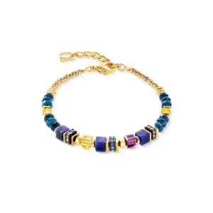 Coeur de Lion Wave Precious Flow Gold Energy Bracelet