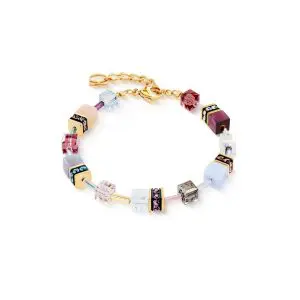 Coeur de Lion GeoCUBE® Iconic Precious Golden Blush Bracelet