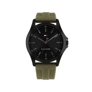Tommy Hilfiger Bruce Black & Green Watch