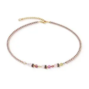 Coeur de Lion Princess Rose Glow Gold Necklace