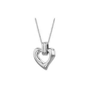 Sterling Silver Open Heart Pendant