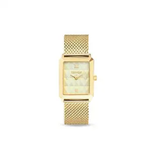 Coeur de Lion Iconic Spikes Gold Milanaise Stainless Steel Gold Watch