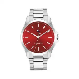 Tommy Hilfiger Bruce Red Dial Watch