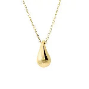 9k Gold Shiny Acorn Pendant