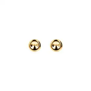 Bronzallure Golden Polished Ball Studs