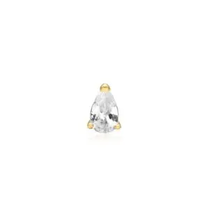 Ania Haie Gold Pear Barbell Single Earring