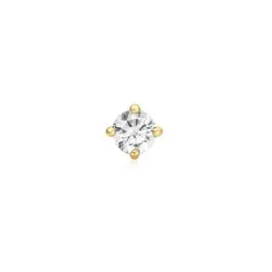 Ania Haie Gold Sparkle Round Barbell Single Earring