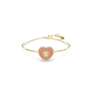 Swarovski Hyperbola Pink Heart Bangle
