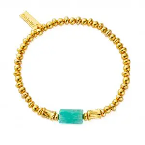 ChloBo Gold Balance Spirit Stone Bracelet