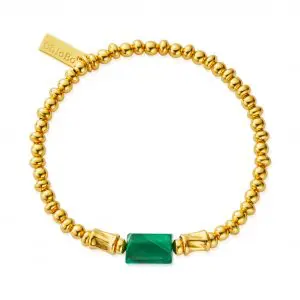 ChloBo Gold Plated Protection Spirit Stone Bracelet
