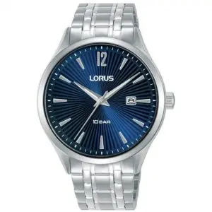 Lorus Quartz Gents Stainless Steel Navy Dial Watch