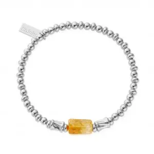 ChloBo Silver Joy Spirit Stone Bracelet