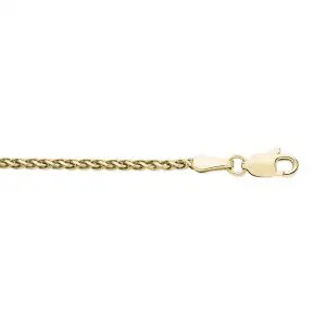 9k Gold Spiga Chain 18"
