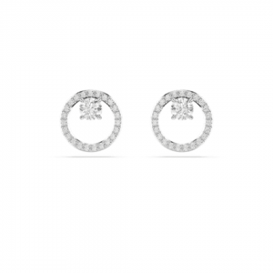 Swarovski Constella Circle Stud Earrings
