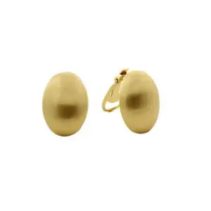 Aquaforte I Classici Oval Clip On Stud Earrings