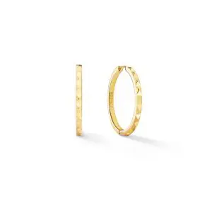 Coeur de Lion Gold Spike Hoop Earrings