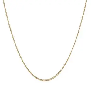 9k Gold Tight Curb Chain 18"