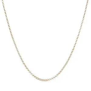 9k Gold Round Belcher Chain 18"