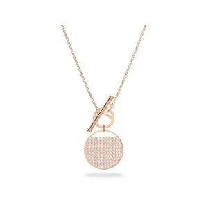 Swarovski Ginger T Bar Rose Necklace