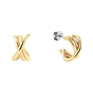 Tommy Hilfiger Nautical Gold Knot Earrings