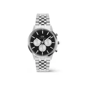 Daniel Wellington Iconic Chronograph 5-Link Onyx Panda Watch