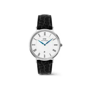 Daniel Wellington Classic Roman Numerals Black Croc Watch