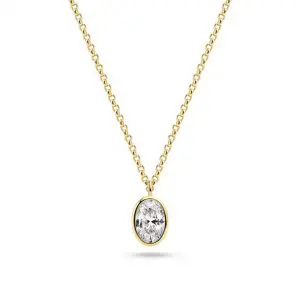Sif Jakobs Gold Sardinien Ovale Pendant
