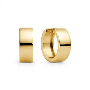 Sif Jakobs Gold Como Hoop Earrings