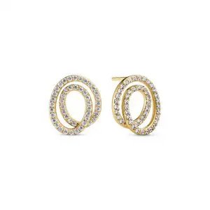 Sif Jakobs Gold Spirale Due Earrings